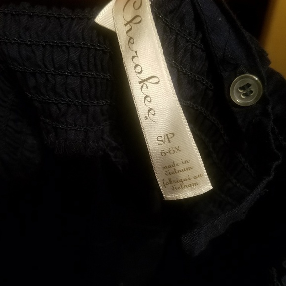 Navy Sleeveless‎ Top Size 6 / 6x Cherokee - Picture 3 of 4